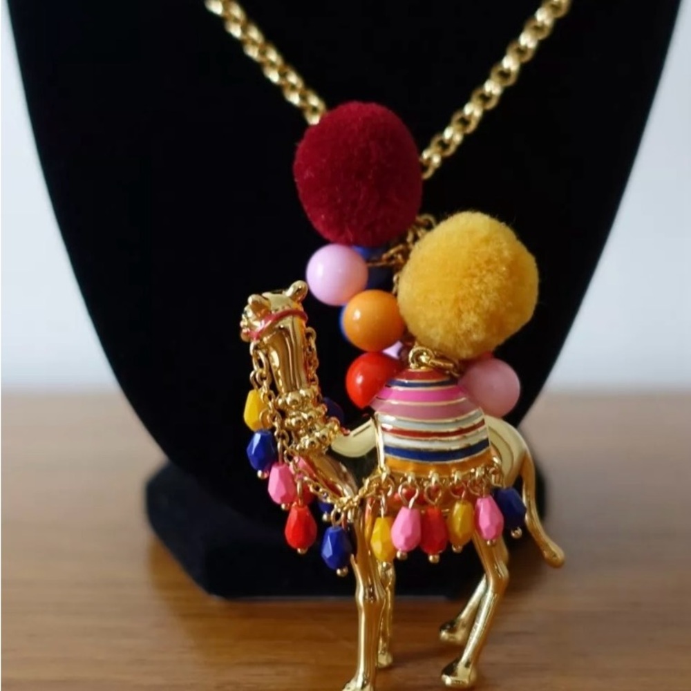 Kate Spade Spice Things Up Camel Pendant Necklace New - Picture 6 of 6
